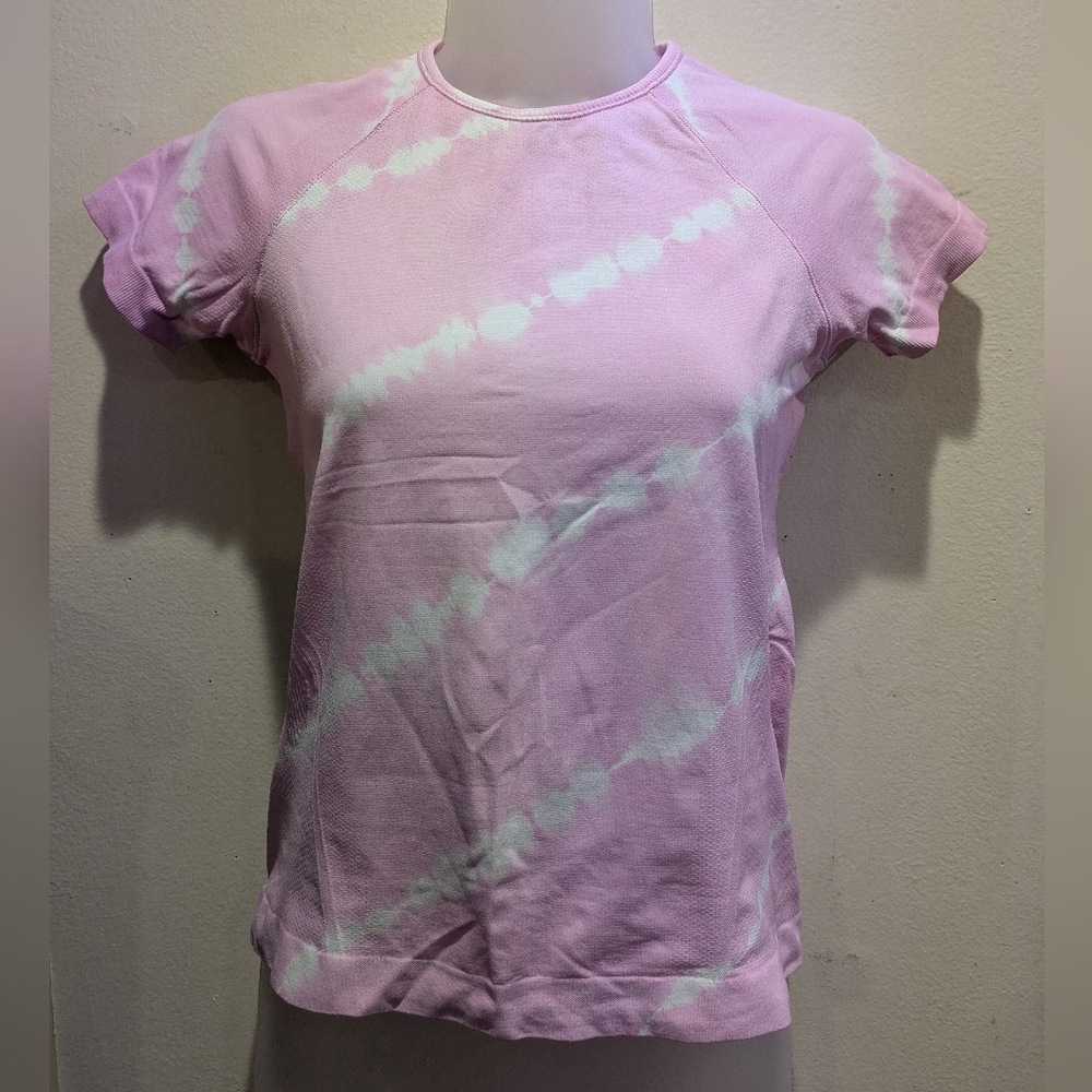 athleta Girl Pink Tie-Dye Women's Top Size M/8-10